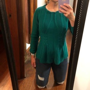Emerald green sweater